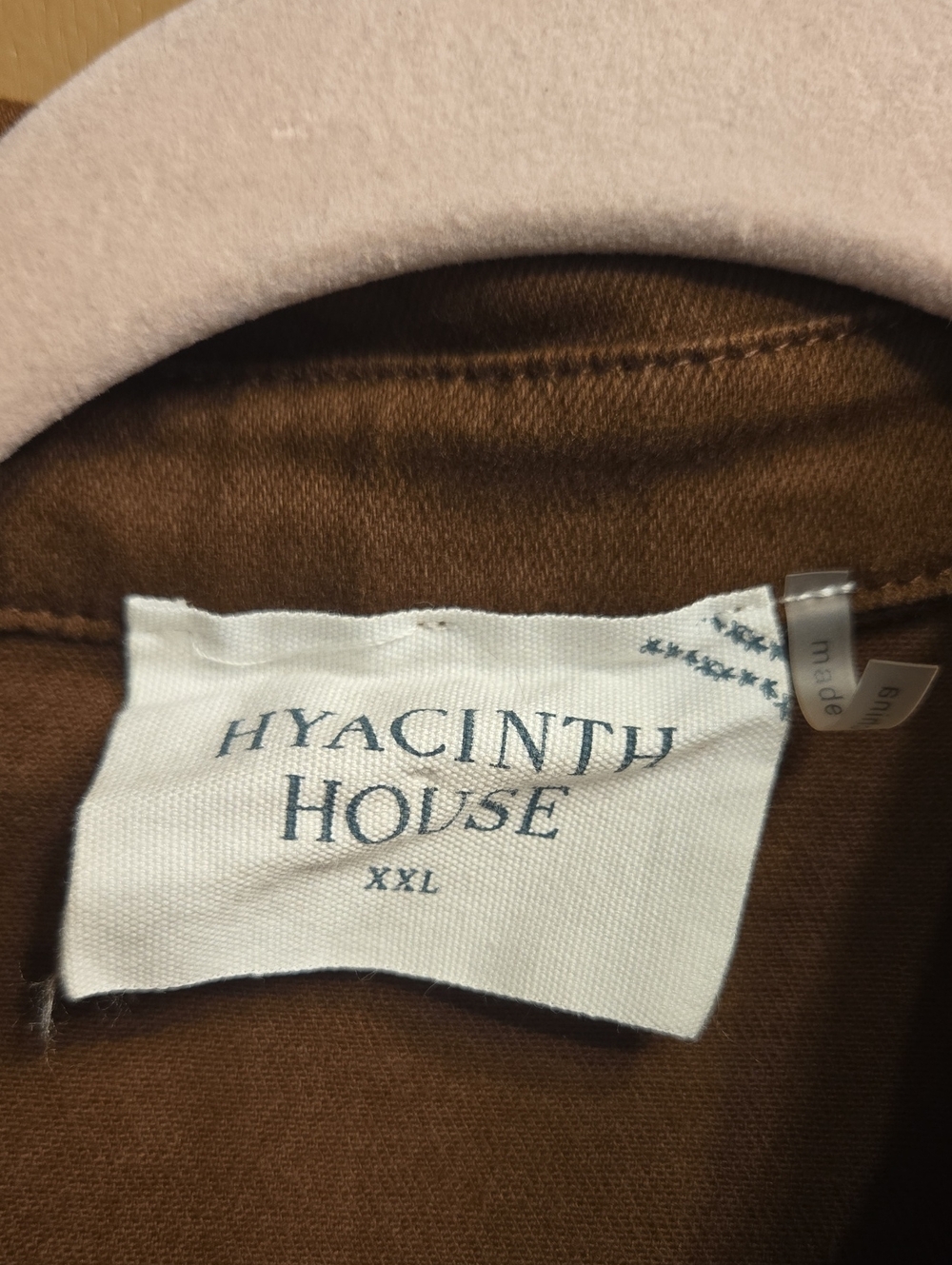 Hyacinth House Brown Puff Sleeve Front Zip Midi Dress Size XXL (see Meas) - Picture 4 of 8